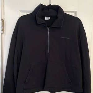 Outdoor Voices Cropped Quarter Zip Sweatshirt